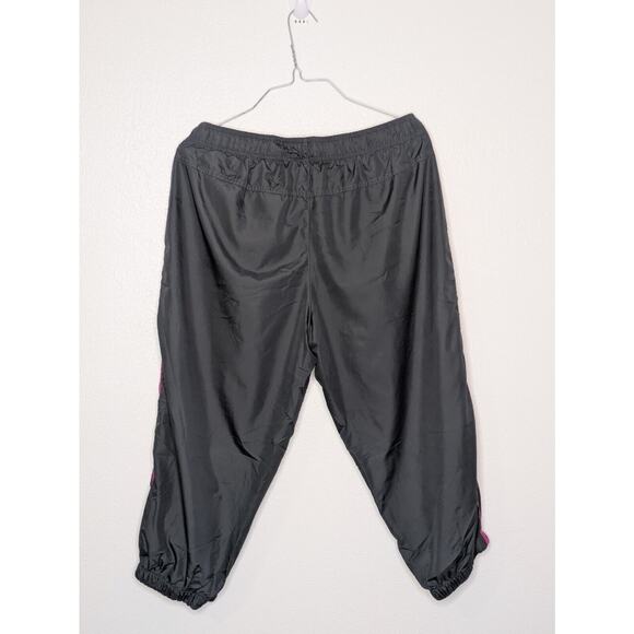 Danskin Now Women's Black with Neon Stripe Windbreaker Pants Size Medium - Picture 3 of 7